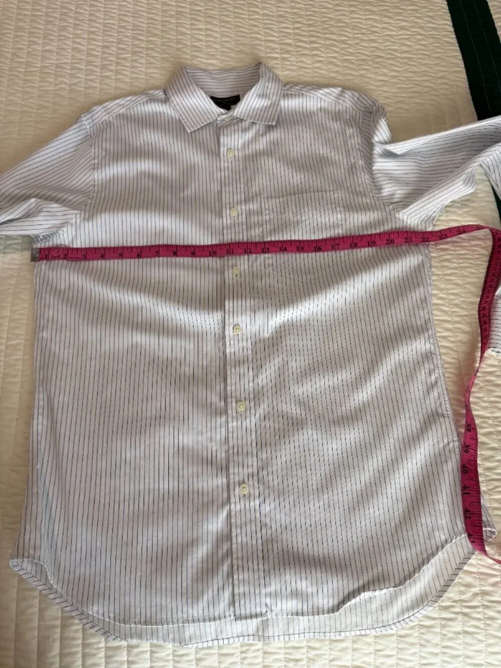 Banana Republic Mens M 15-15.5 Slim Fit Long Sleeve Button Down